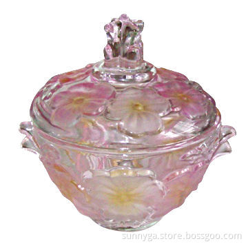 Sugar Jar with Height of 90mm, Frosted Printings are Accepted